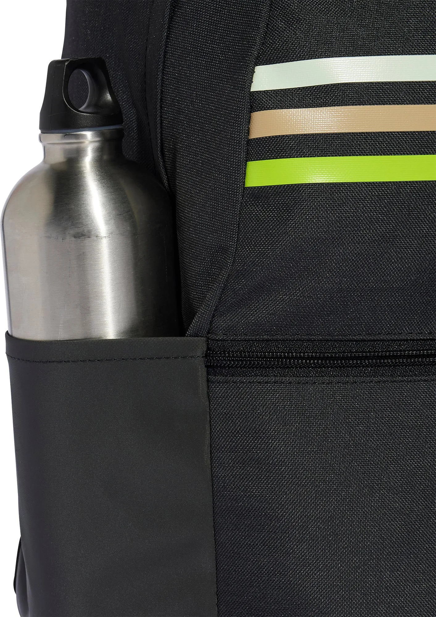 adidas Classic Horizontal 3 Stripes Backpack - Black