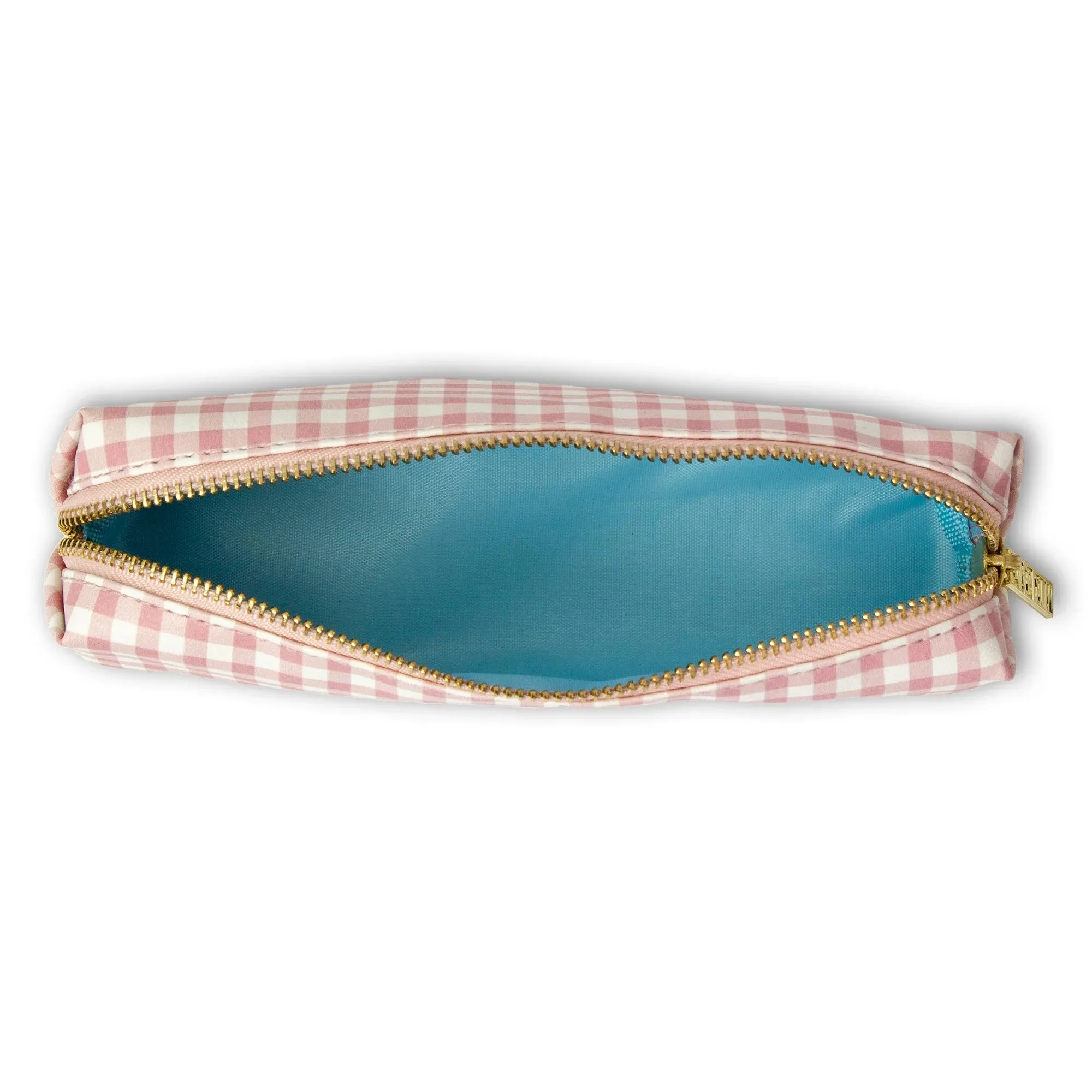 Ballerina Pink Check Slim Pencil Case
