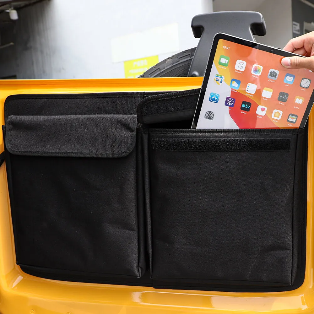 Black Tailgate Door Storage Bag Case Cover Tool Organizer For Ford Bronco 2021  Accessories | CheroCar