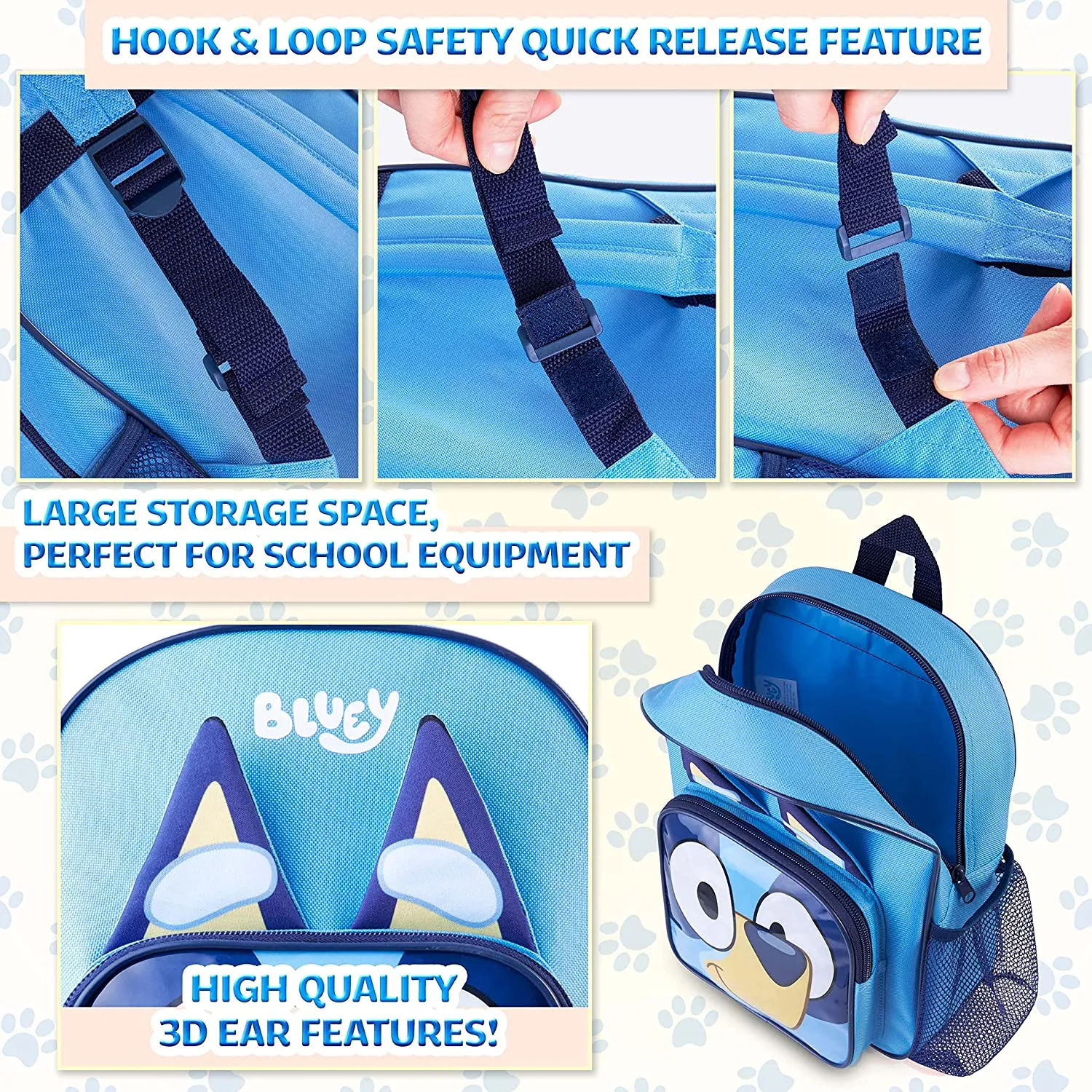 Bluey Backpack - Backpacks for Boys and Girls