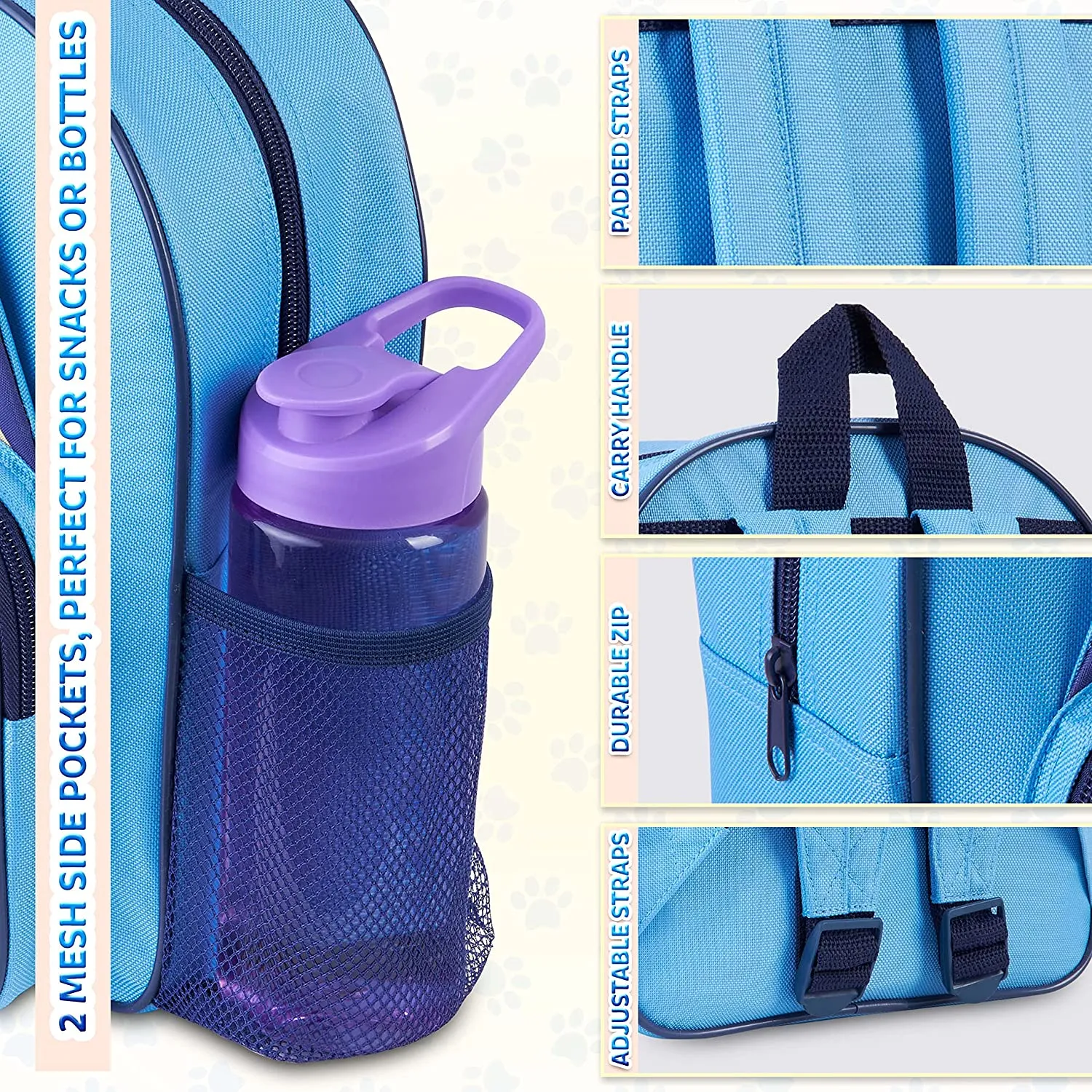 Bluey Backpack - Backpacks for Boys and Girls