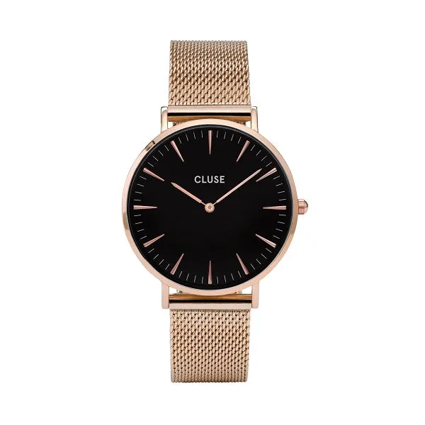 BOHO CHIC ROSE GOLD MESH/BLACK FACE