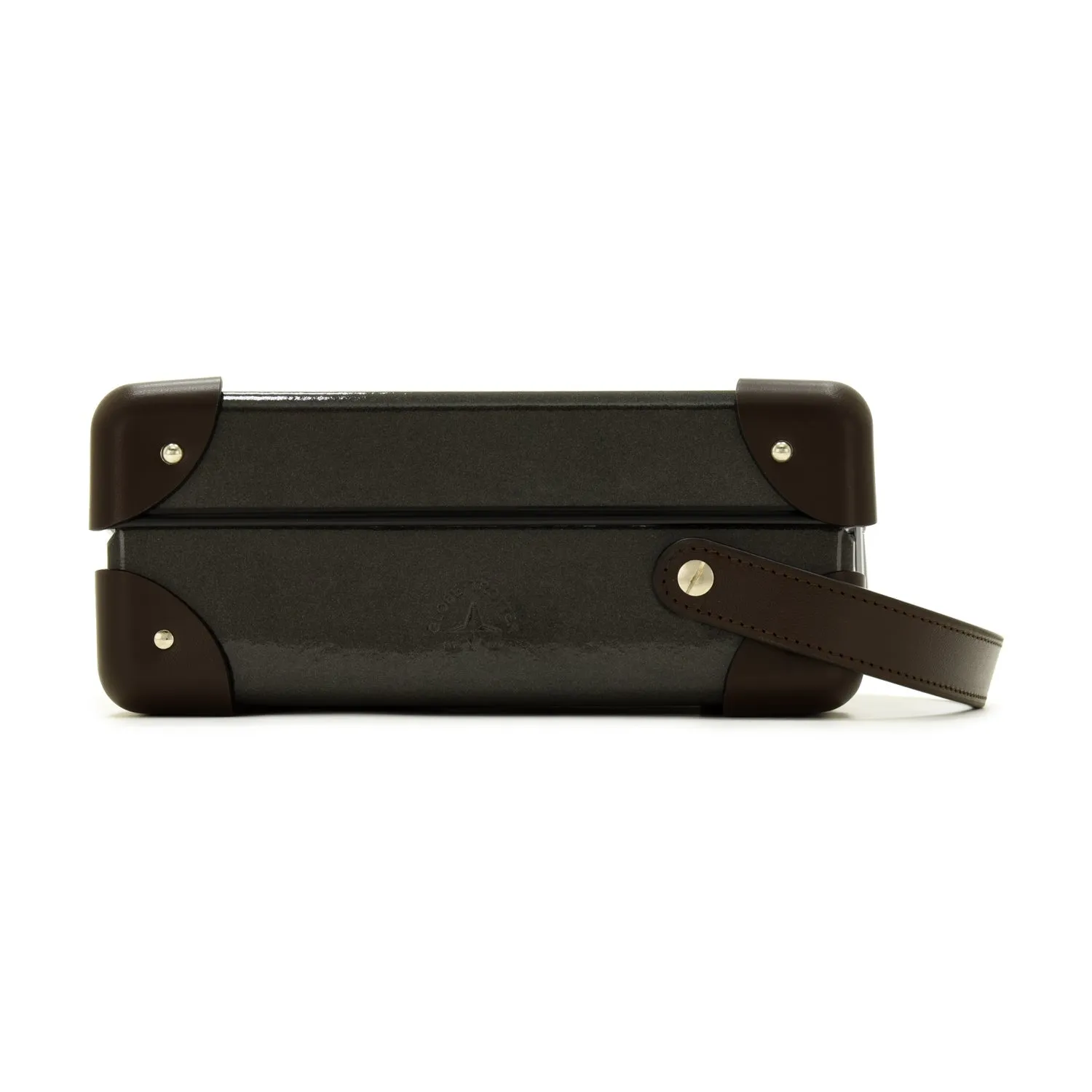 Caviar · 3-Slot Watch Case | Caviar/Chocolate