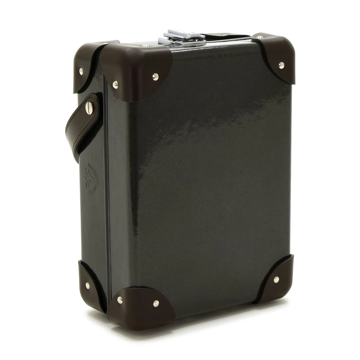 Caviar · 3-Slot Watch Case | Caviar/Chocolate