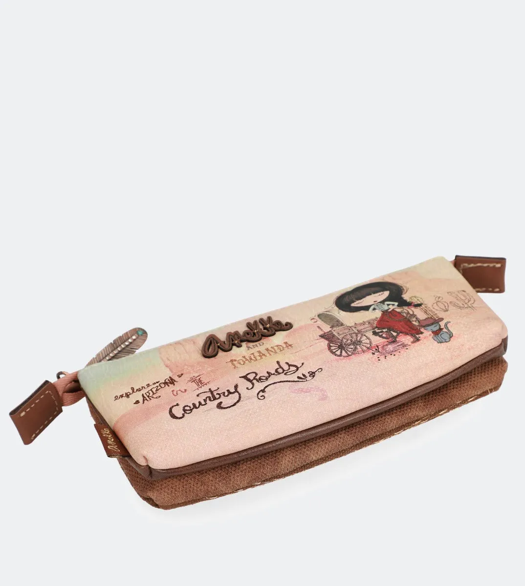 Country double compartment pencil case