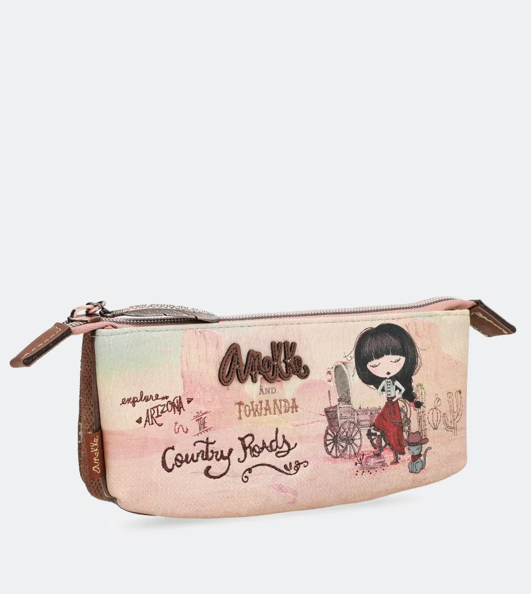 Country double compartment pencil case