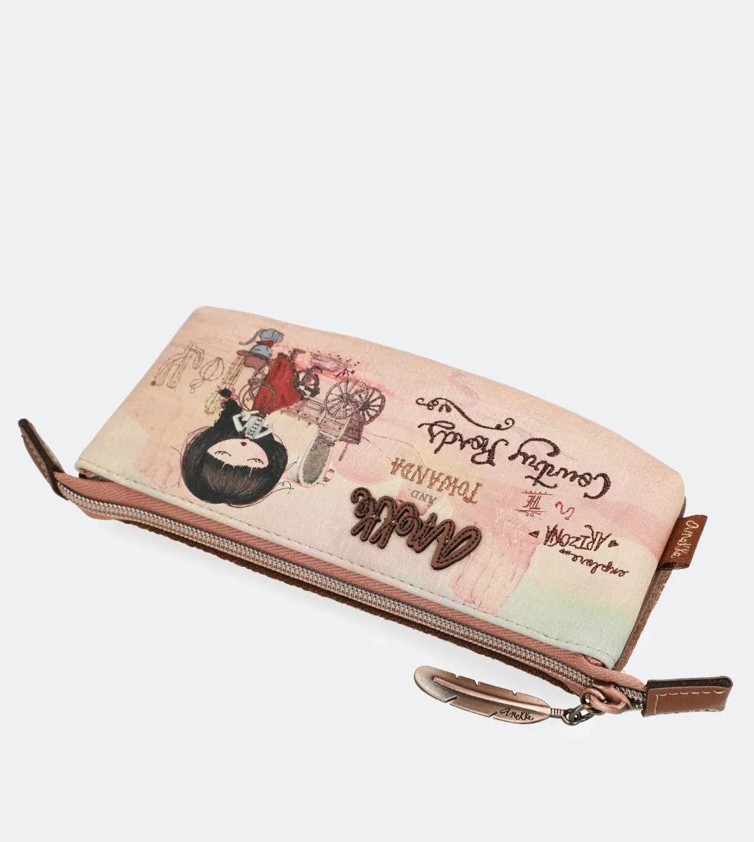 Country double compartment pencil case