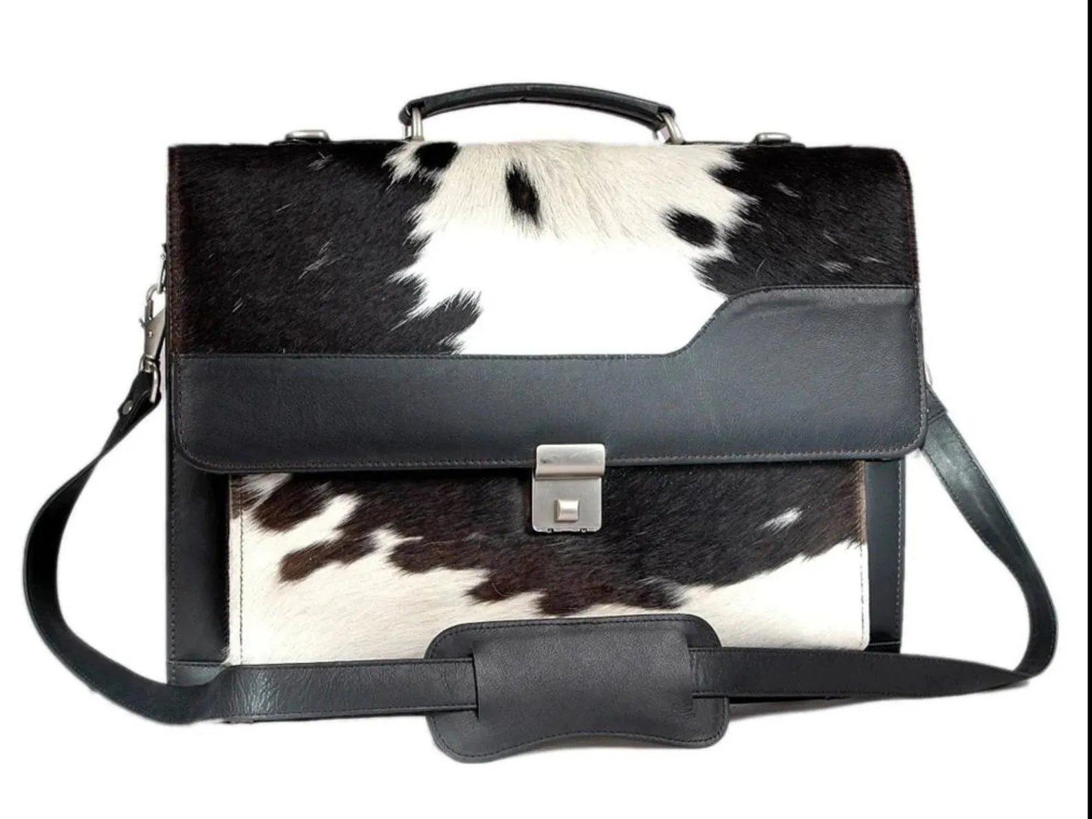 Cowhide Leather briefcase Bag