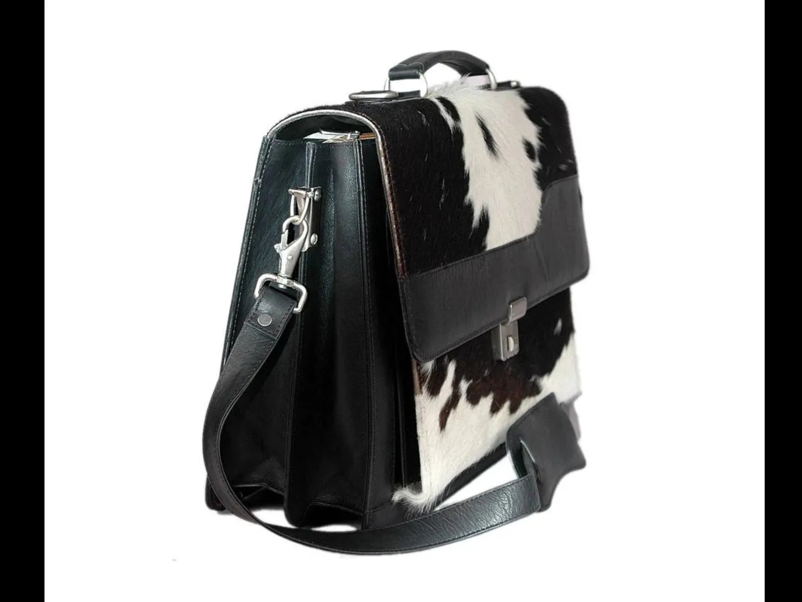 Cowhide Leather briefcase Bag