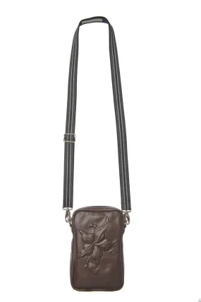 Crossbody Bag - Flower Chocolate
