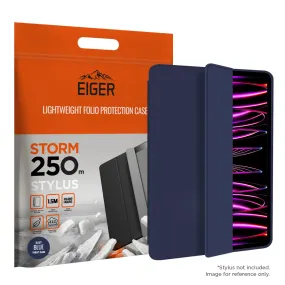 Eiger Storm 250m Stylus Case for Apple iPad Pro 11 (2021) / (2022) in Navy Blue