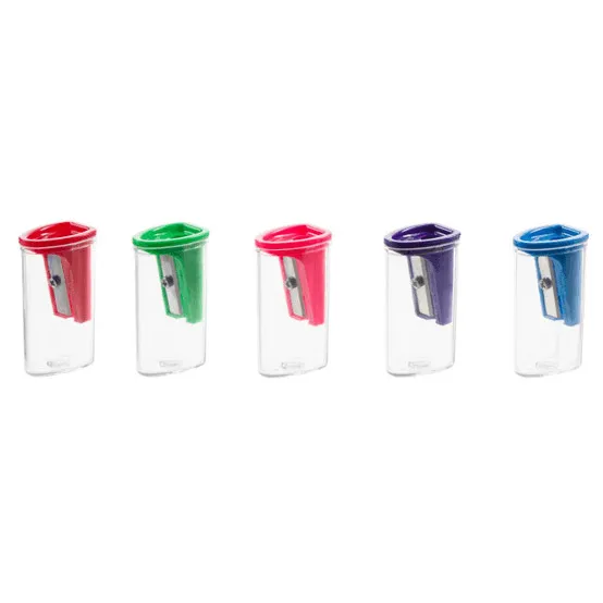 Faber-Castell Single Hole Pencil Sharpener Pack 40 Assorted Colours Tub