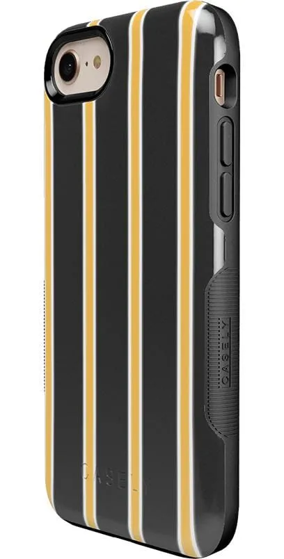 Fine Lines | Mustard Yellow Pinstripe iPhone Case