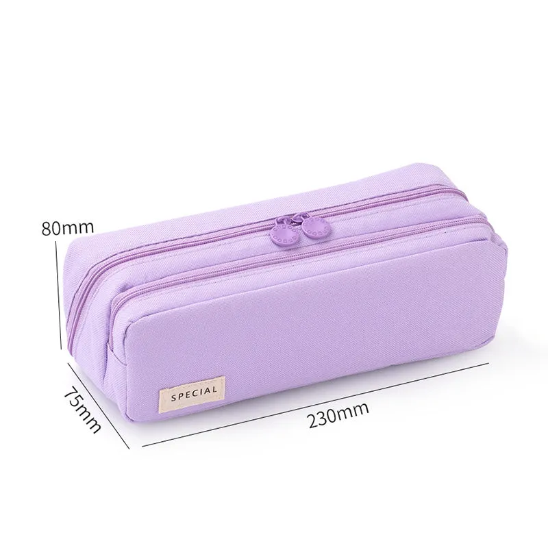 Flip Drawer Double Sided Zipper Pencil Case