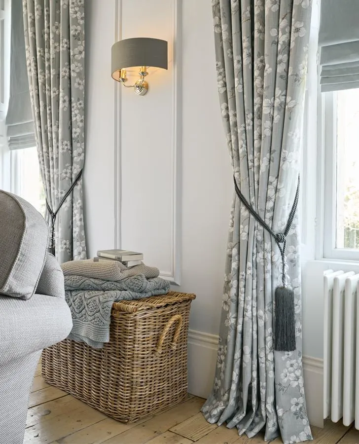 Iona Slate Grey Ready Made Curtains