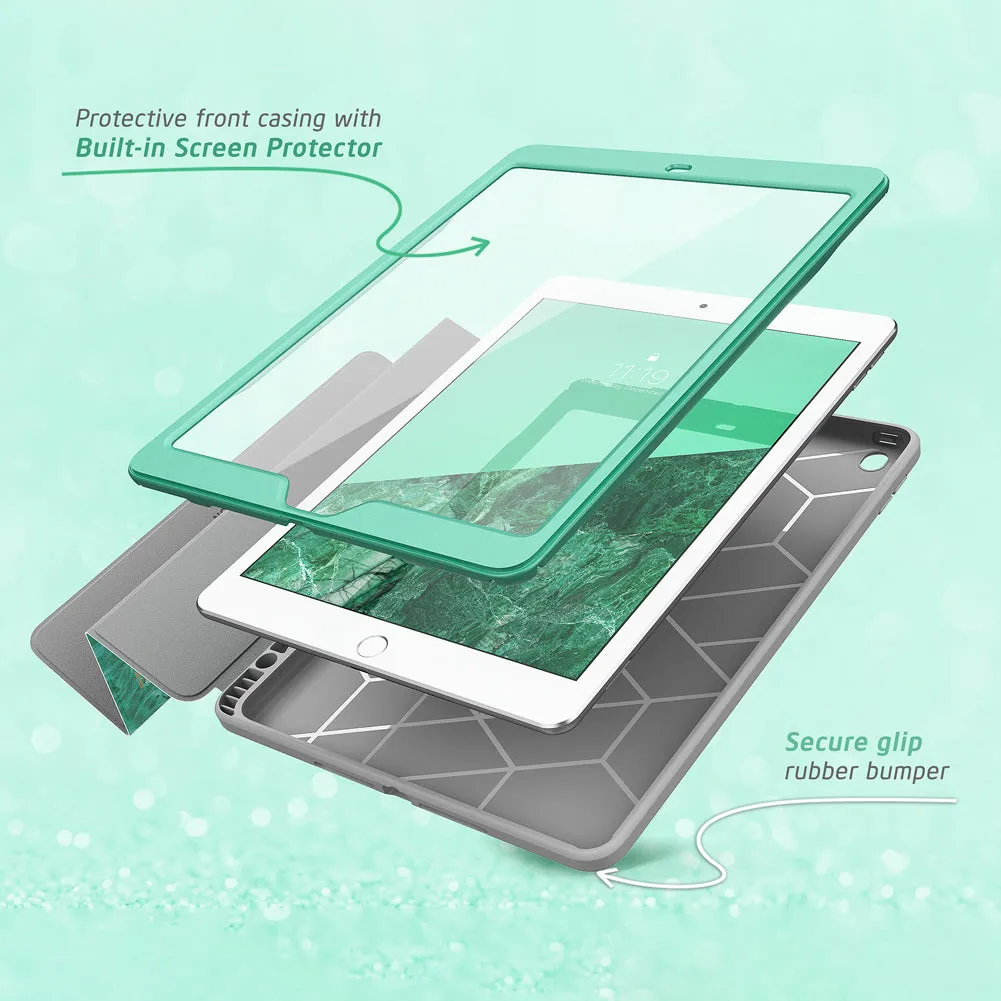 iPad 9.7 inch (2017 & 2018) Cosmo Case(open box)-Marble Green