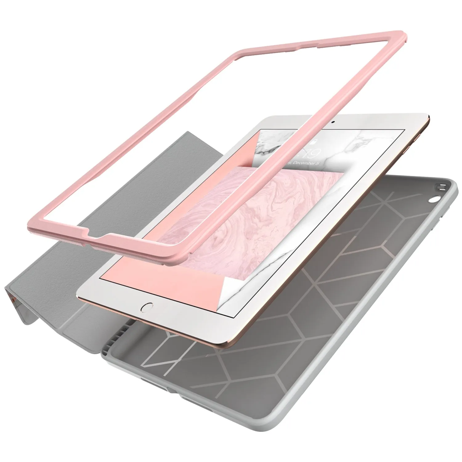 iPad 9.7 inch (2017 & 2018) Cosmo Case(open box)-Marble Pink