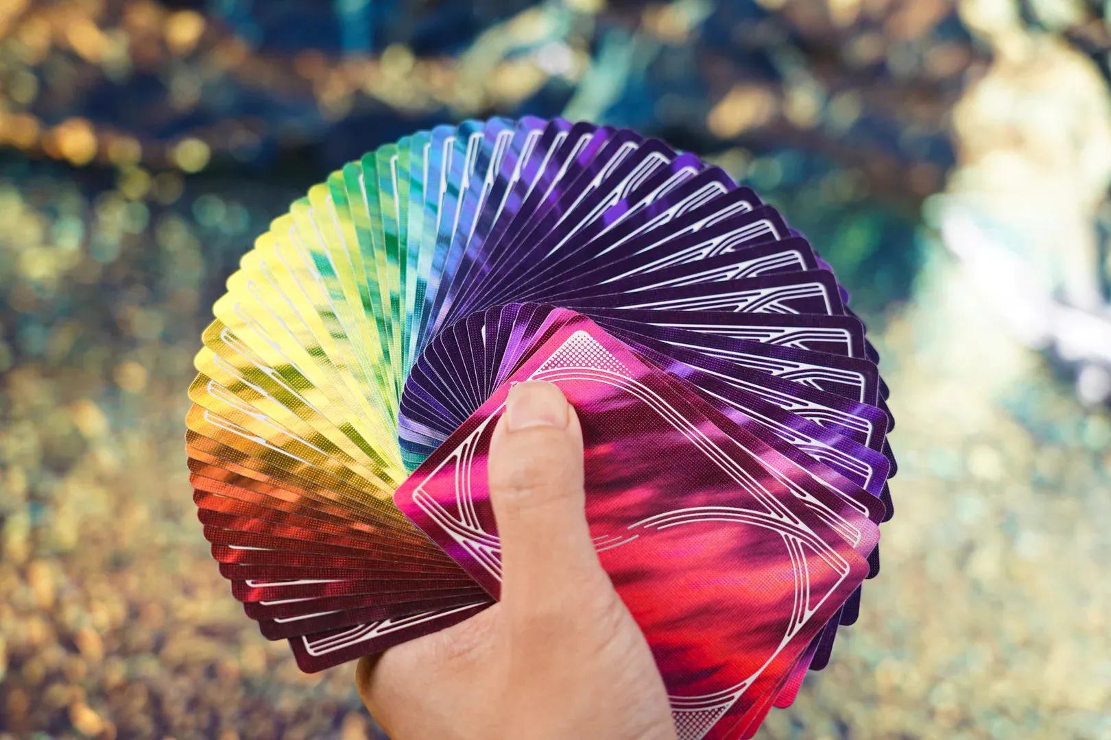 Rainbow HOLO Playing Cards by TCC Fashion