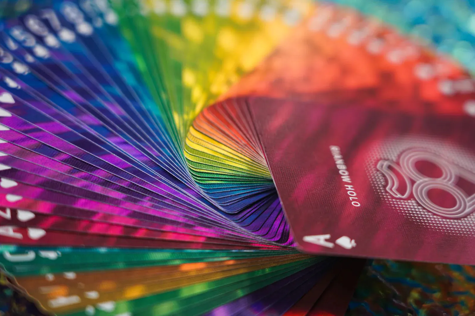 Rainbow HOLO Playing Cards by TCC Fashion