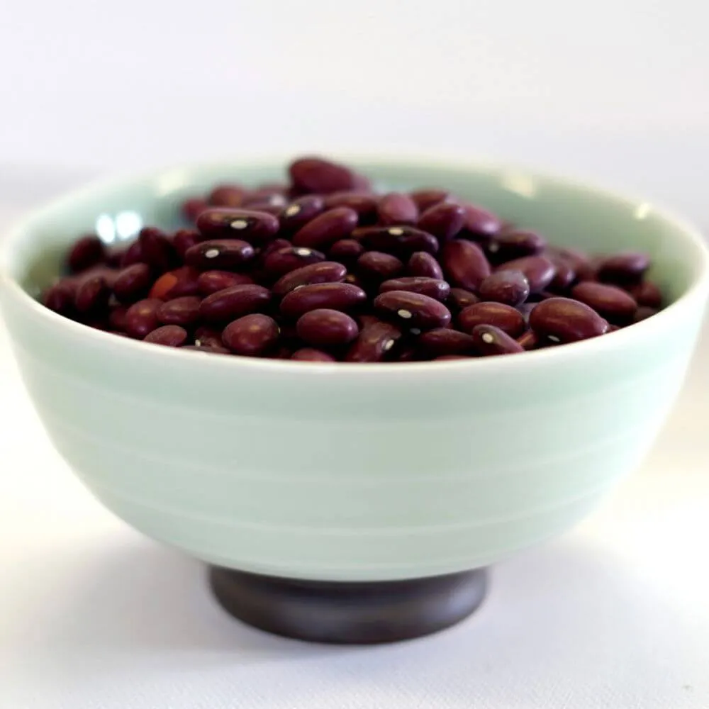 Rainy Day Foods Gluten-Free Small Red Beans Natural 5 Gallon 34 lbs Super Pail - 154 Servings