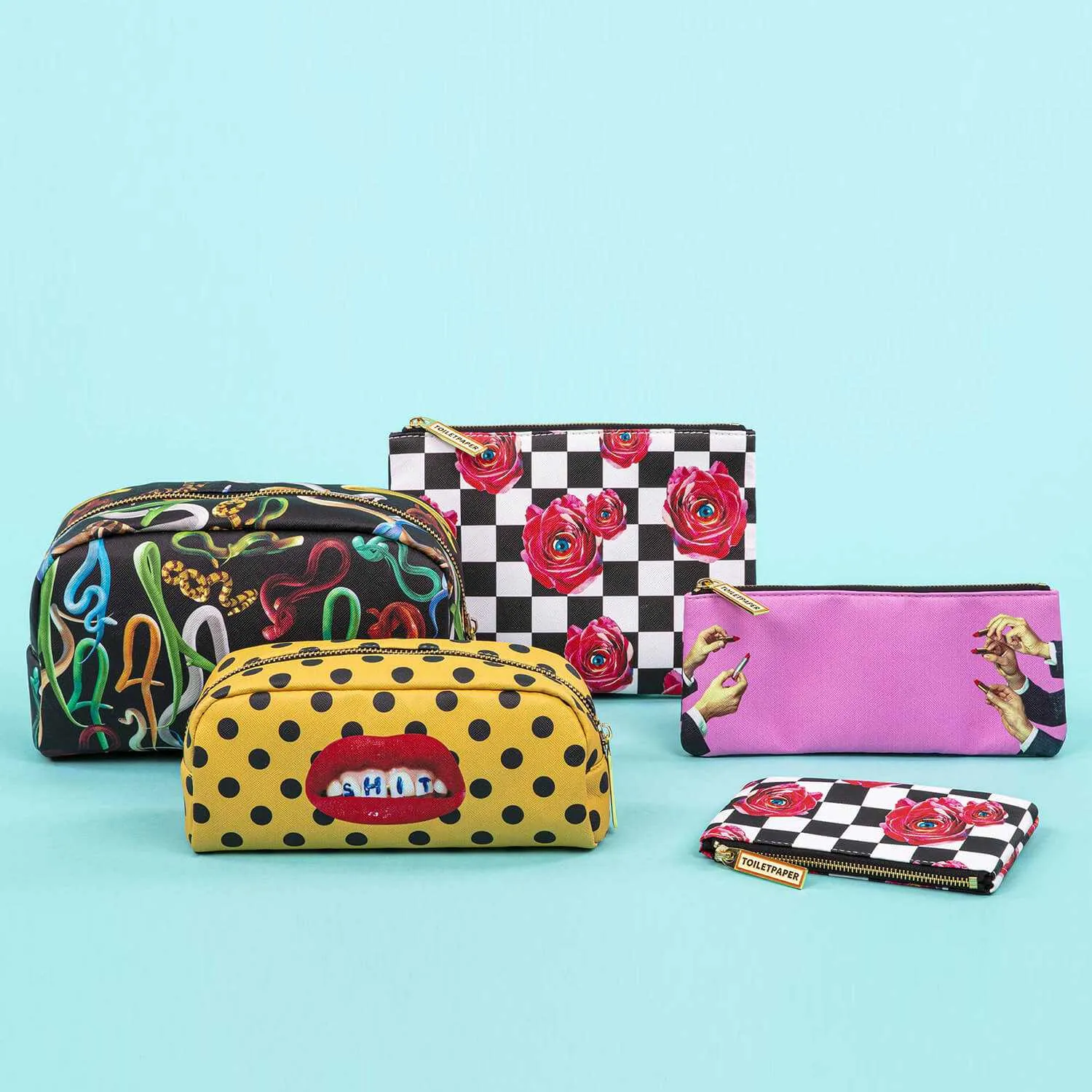 Seletti Toiletpaper Pencil Case Lipsticks
