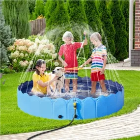 Yaheetech Foldable Dog Bath Pool